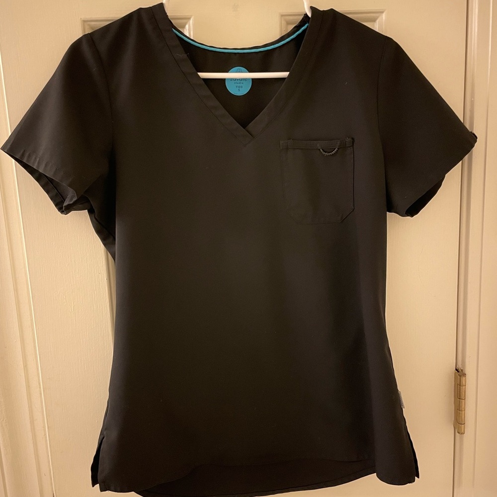 Black Women's Scrub Top